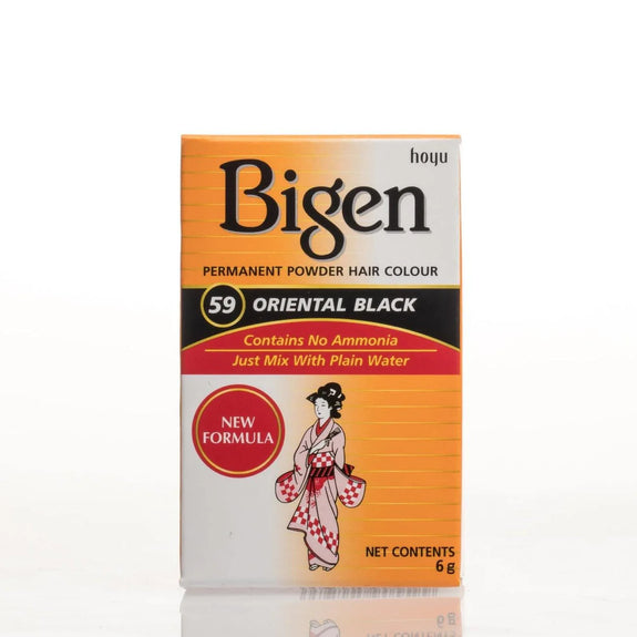 Bigen Permanent Hair Colour Powder No.59 Oriental Black