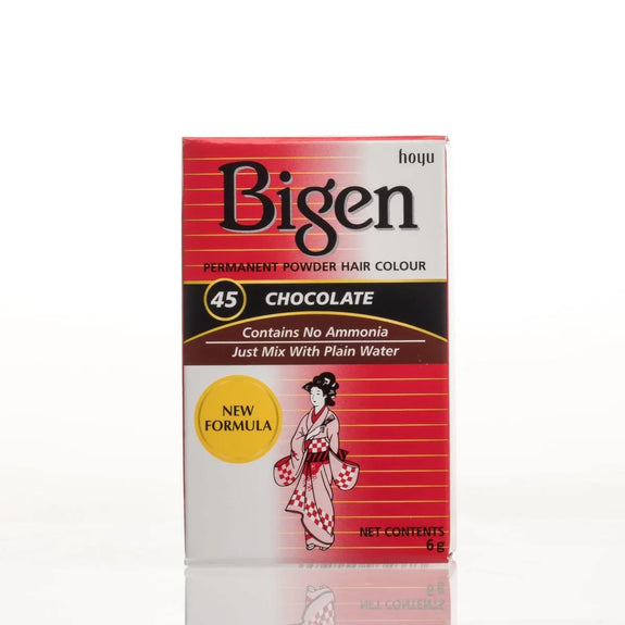 Bigen Permanent Hair Colour Powder No.45 Chocolate