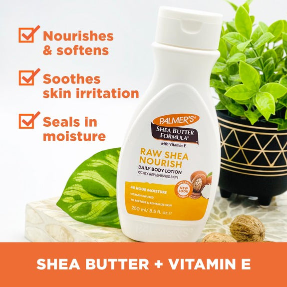 PALMER’S SHEA BUTTER FORMULA Raw Shea Nourish Daily Body Lotion