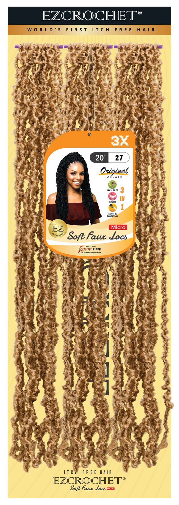 EZCROCHET Soft Faux Locs Micro 26"-3X