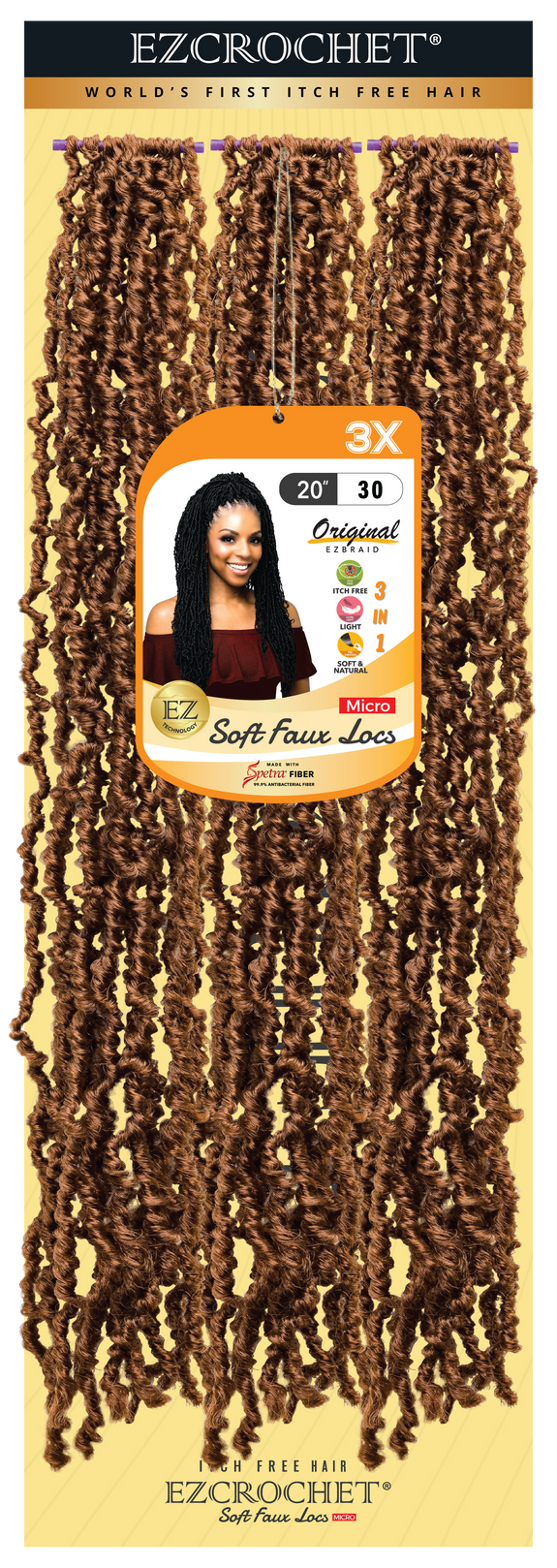 EZCROCHET Soft Faux Locs Micro 26"-3X