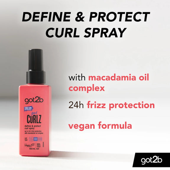 GOT2B DEFINE & PROTECT HAIR SPRAY GOTCURLZ 150 ML