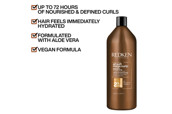 REDKEN ALL SOFT MEGA CURLS SHAMPOO