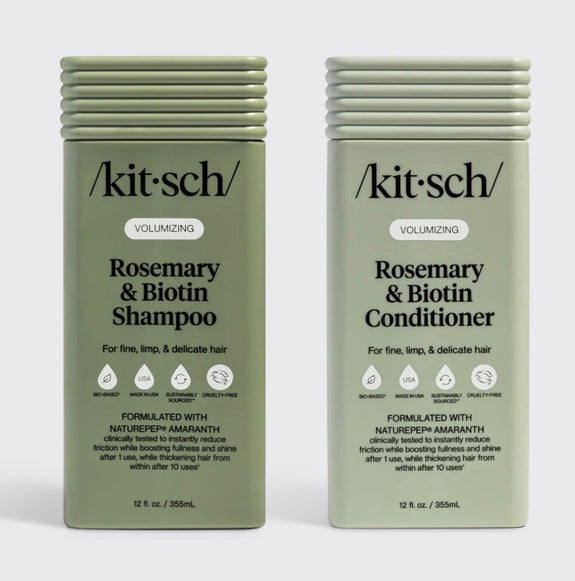 Kitsch Volumizing Rosemary & Biotin Shampoo &Conditioner Combo 355ml