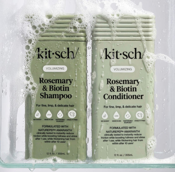 Kitsch Volumizing Rosemary & Biotin Shampoo &Conditioner Combo 355ml
