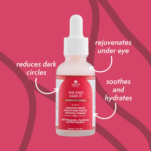 NATURE SPELL Under Eye Serum with Watermelon & Goji Berries