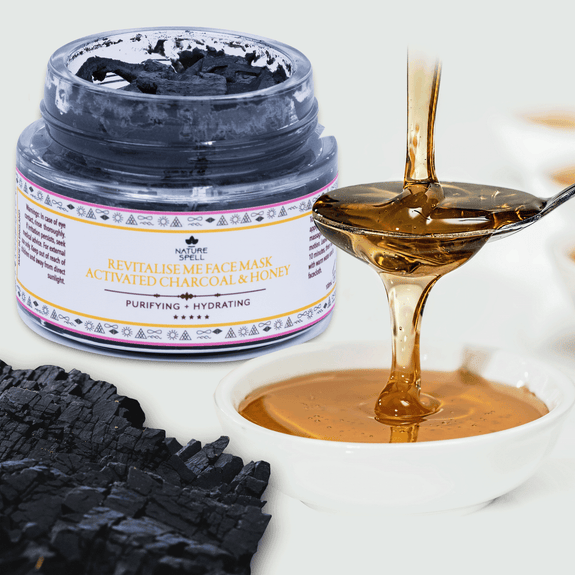 NATURE SPELL Activated Charcoal & Honey Purifying Face Mask