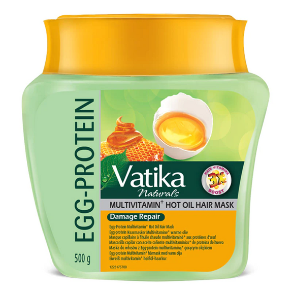 VATIKA NATURALS EGG PROTEIN HAIR MASK MULTIVITAMIN 500 G