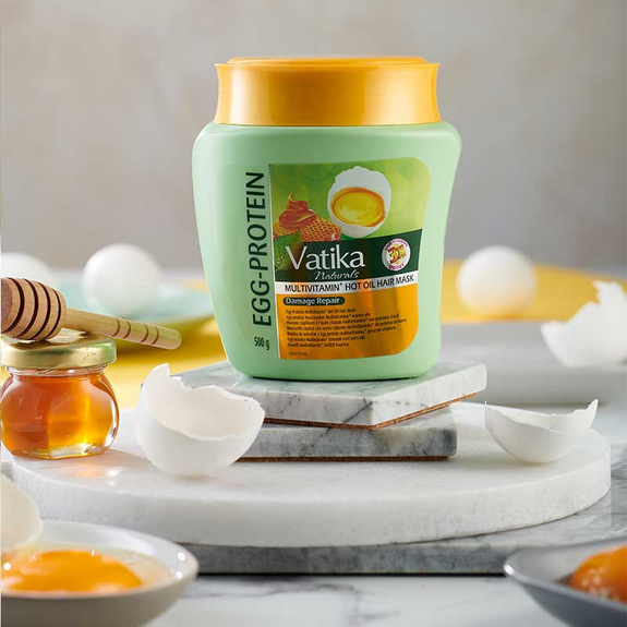 VATIKA NATURALS EGG PROTEIN HAIR MASK MULTIVITAMIN 500 G