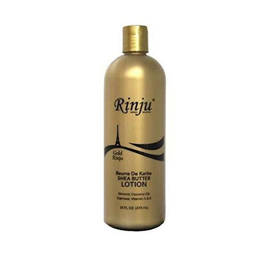 Rinju Gold Total Beauty Beurre De Karite Shea Butter Lotion 16 oz