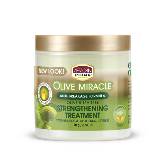 AFRICAN PRIDE OLIVE MIRACLE STRENGTHENING TREATMENT, 6OZ