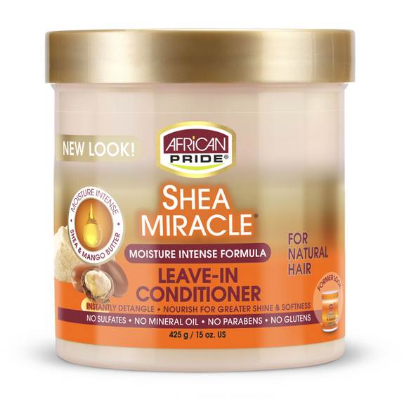 AFRICAN PRIDE SHEA MIRACLE LEAVE-IN CONDITIONER, 15OZ