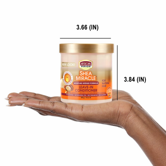 AFRICAN PRIDE SHEA MIRACLE LEAVE-IN CONDITIONER, 15OZ