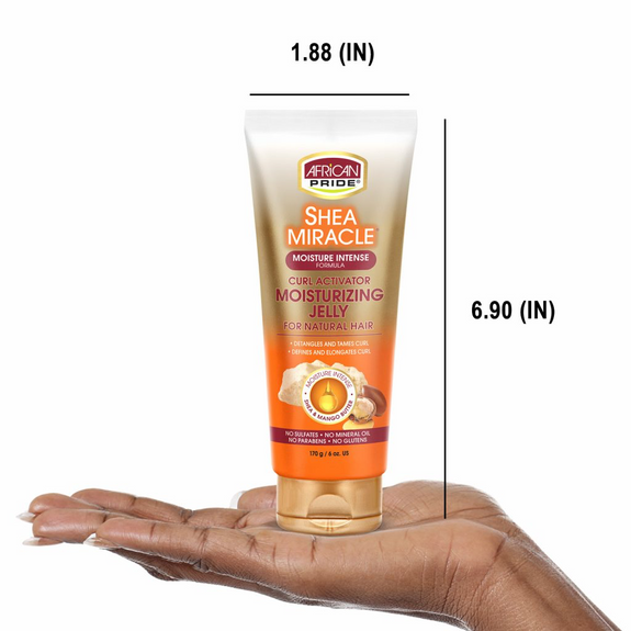 AFRICAN PRIDE SHEA MIRACLE MOISTURIZING JELLY, 6OZ