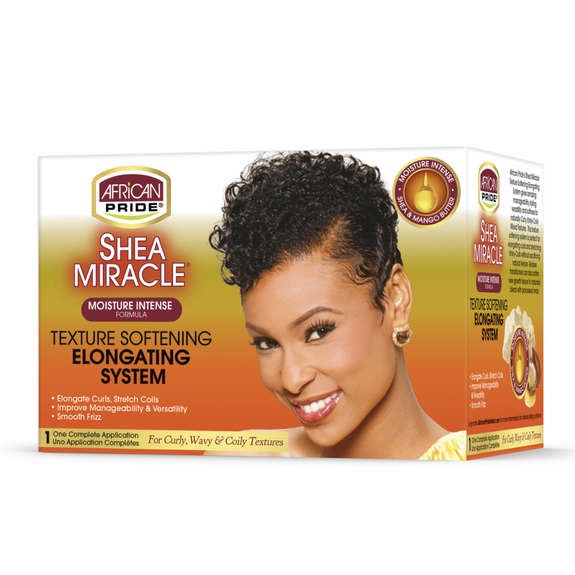 AFRICAN PRIDE SHEA MIRACLE TEXTURE SOFTENING SYSTEM KIT-370G