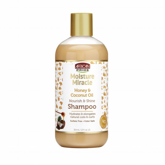 AFRICAN PRIDE MOISTURE MIRACLE HONEY & COCONUT OIL SHAMPOO