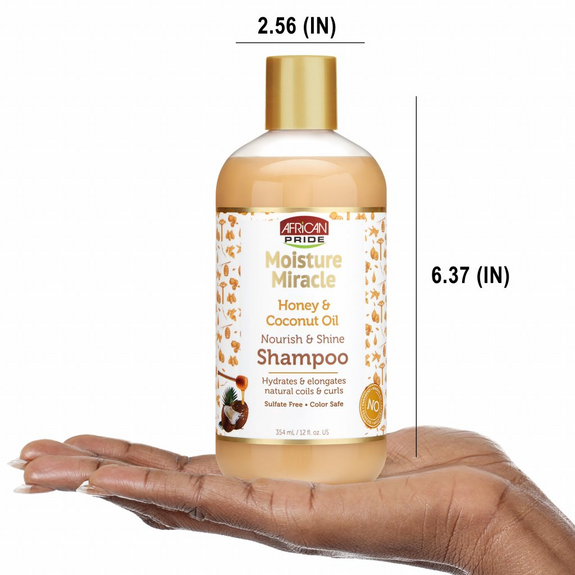 AFRICAN PRIDE MOISTURE MIRACLE HONEY & COCONUT OIL SHAMPOO