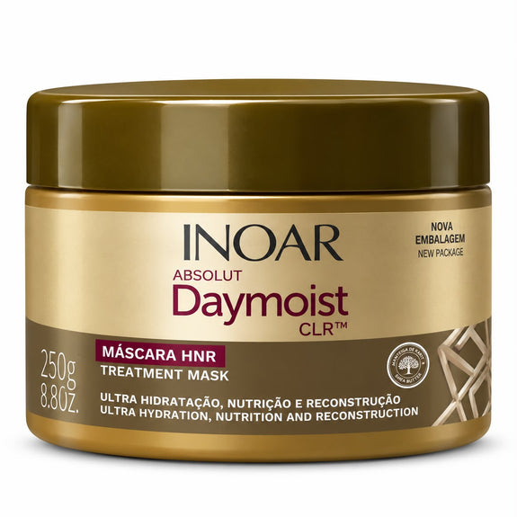 Inoar Absolut Daymoist CLR HNR Ultra Hydration, Nutrition & Reconstruction Treatment Mask 250g / 8.8oz