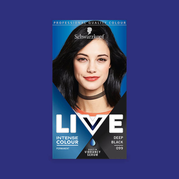 LIVE 099 DEEP BLACK PERMANENT COLOUR