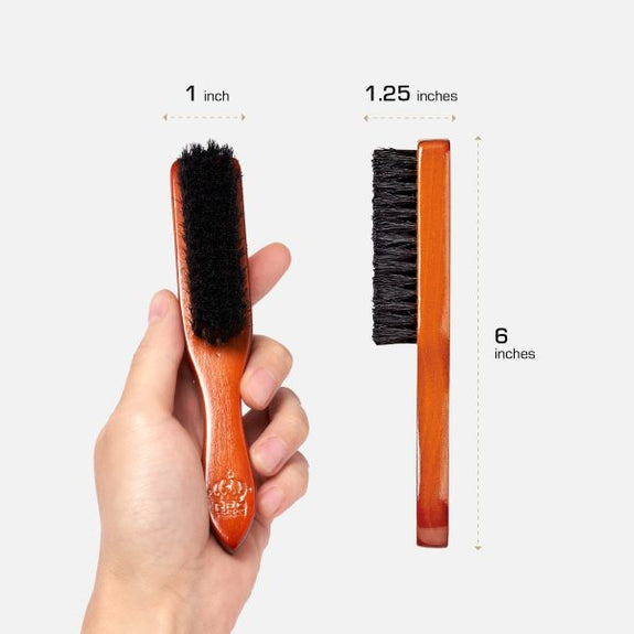 RED BY KISS Premium Beard Medium Soft Long Handle Brush