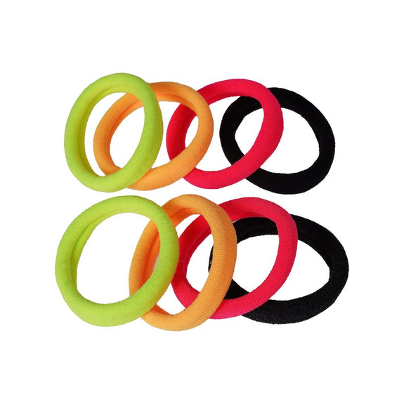 Red By Kiss Ponytail Holder Small Color Assorted (8pcs)
