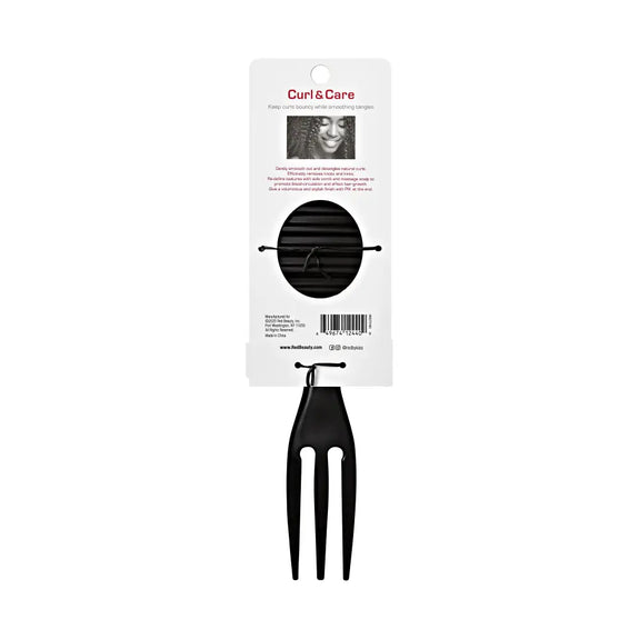 Red By Kiss Curl & Care 4-in-1 Detangle Brush Black