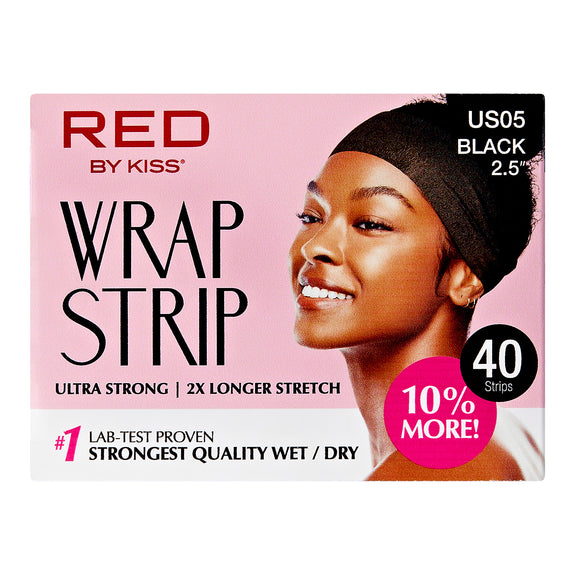 RED BY KISS WRAP STRIPS 2.5"