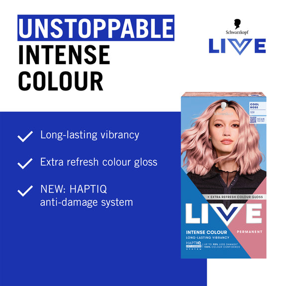 Schwarzkopf Live Intense Colour Permanent Colour 109 Cool Rose