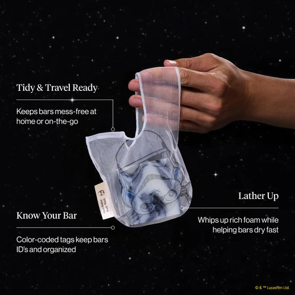 Kitsch Star Wars™ & Kitsch Body Bar Saver Bag - Stormtrooper
