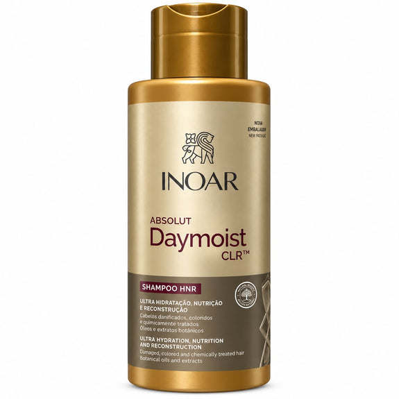 Inoar Absolut Daymoist CLR HNR Ultra Hydration, Nutrition & Reconstruction Shampoo 500ml