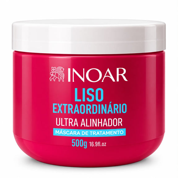 Inoar Liso Extraordinário Ultra Smoothing Treatment Hair Mask 500g / 16.9 fl. oz