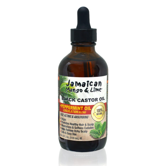 JAMAICAN MANGO & LIME Jamaican Black Castor Oil – Peppermint-118 ML