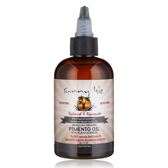 SUNNY ISLE Pimento JAMAICAN BLACK CASTOR OIL 4oz