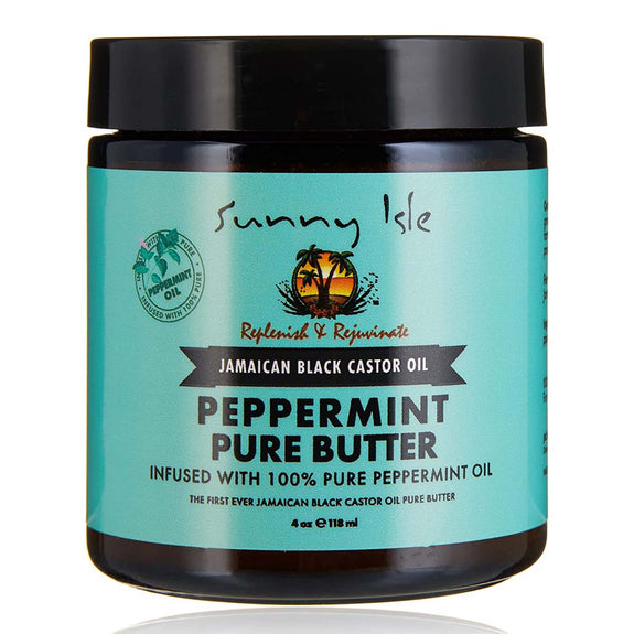 Sunny Isle Jamaican Black Castor Oil Pure Butter with Peppermint Oil