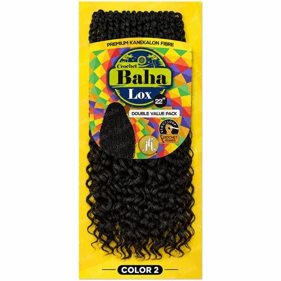 Jazzy Hair Premium Kanekalon Fiber Crochet Baha Lox 22"