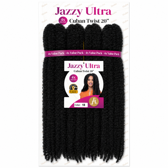 Jazzy Ultra Cuban Twist 20" 4X Pack