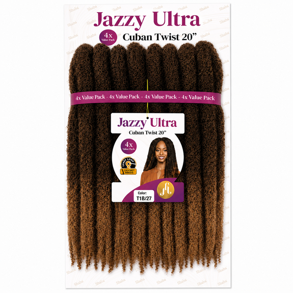 Jazzy Ultra Cuban Twist 20" 4X Pack