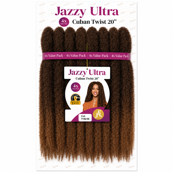 Jazzy Ultra Cuban Twist 20" 4X Pack