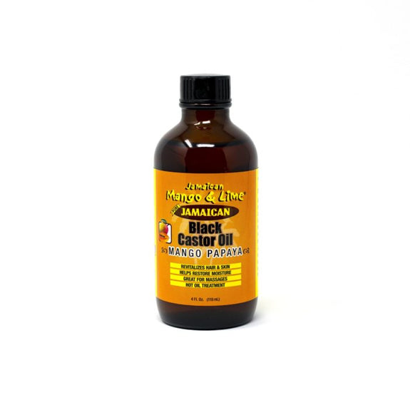 JAMAICAN MANGO & LIME Jamaican Black Castor Oil – Mango Papaya-4 OZ