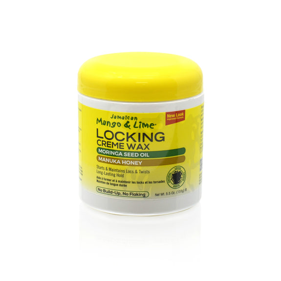 JAMAICAN MANGO & LIME LOCKING CREME WAX-6 OZ