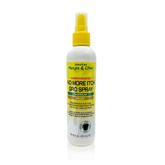 JAMAICAN MANGO & LIME Mentholated No More Itch Gro Spray 8 oz