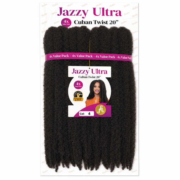 Jazzy Ultra Cuban Twist 20" 4X Pack