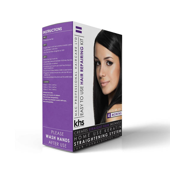 KHS Keratin Hair Straightening Treatment Kit