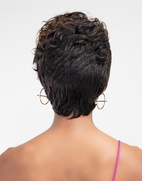 JANET COLLECTION LAVISH RILEY WIG 100% NATURAL VIRGIN REMY HUMAN HAIR