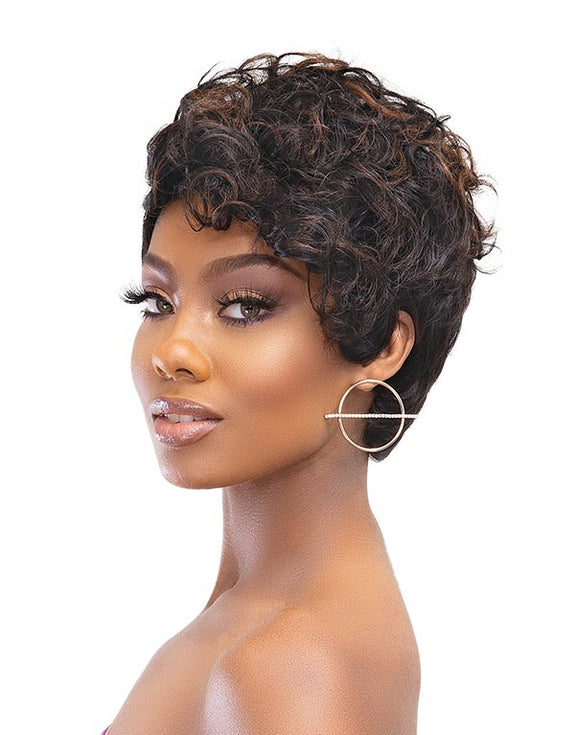 JANET COLLECTION LAVISH RILEY WIG 100% NATURAL VIRGIN REMY HUMAN HAIR