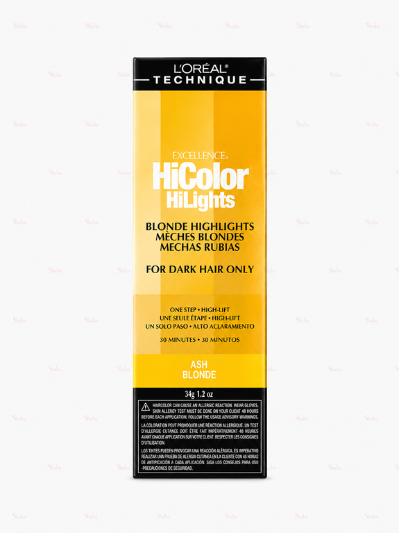 L’Oreal Technique Excellence Hicolor HiLights Ash Blonde Permanent Creme Hair Color 34g/1.2oz