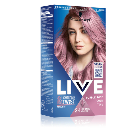 SCHWARZKOPF LIVE 105 MAUVE KISS PERMANENT COLOUR
