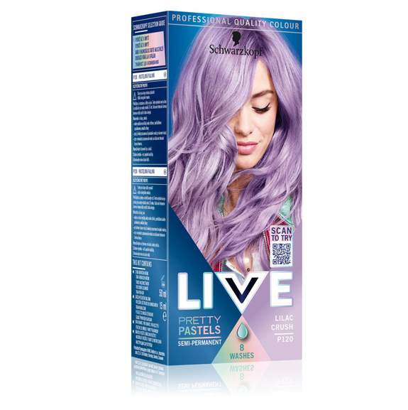 SCHWARZKOPF LIVE P120 LILAC CRUSH SEMI-PERMANENT COLOUR
