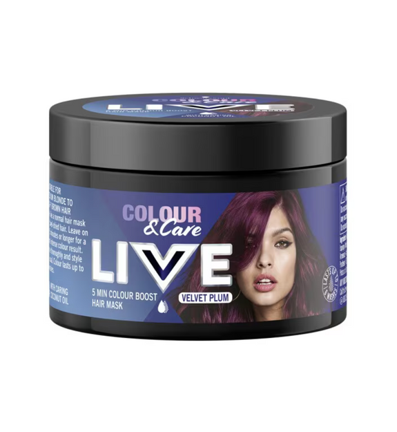 SCHWARZKOPF LIVE VELVET PLUM 150ML SEMI-PERMANENT COLOUR