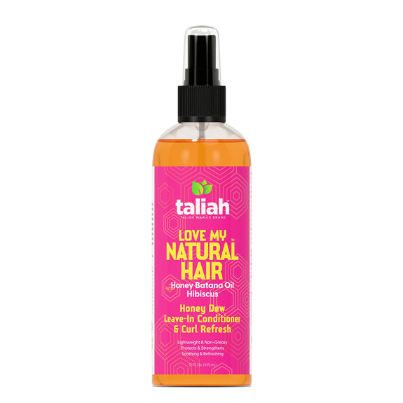 TALIAH WAAJID LOVE MY NATURAL HONEY DEW LEAVE -IN-CONDITIONER & CURL REFRESH 12 OZ